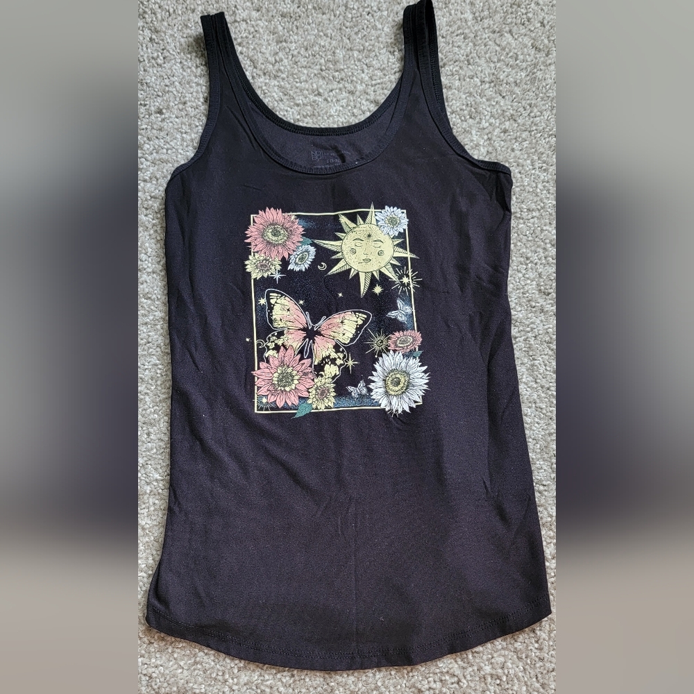 No Boundaries Black Tee